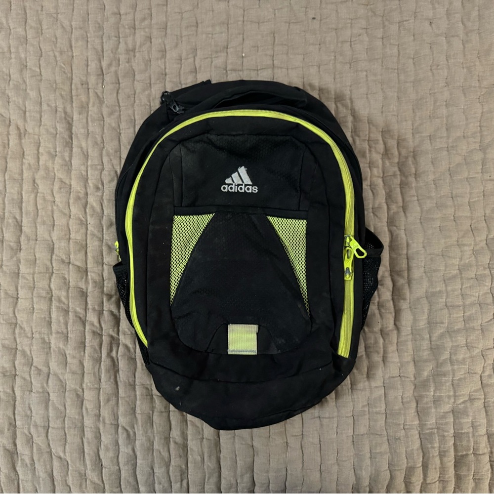 Adidas Backpack - Neon and Black